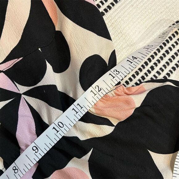 Alex & Parker Women's Colorblock Blouse Size L Multicolor Casual - Picture 3 of 6